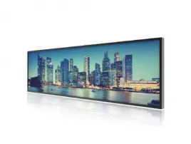Ultra-wide Stretched Bar Display