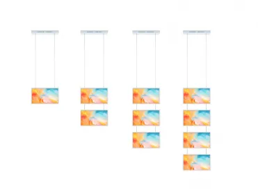 Ceiling Hanging Single Sided Window Facing Display 18.5~27"