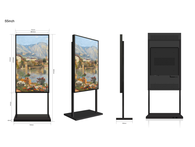 Single Sided Window Facing Display 32~86
