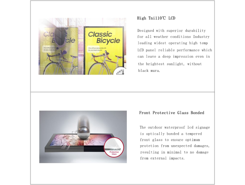 Outdoor Waterproof IP65 All-in-one Display 32"~75“